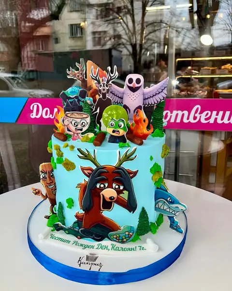 Торти за момчета — крем, 32 парчета