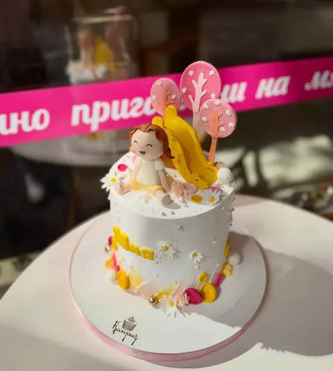 Cakes for girls — cream, 20 servings